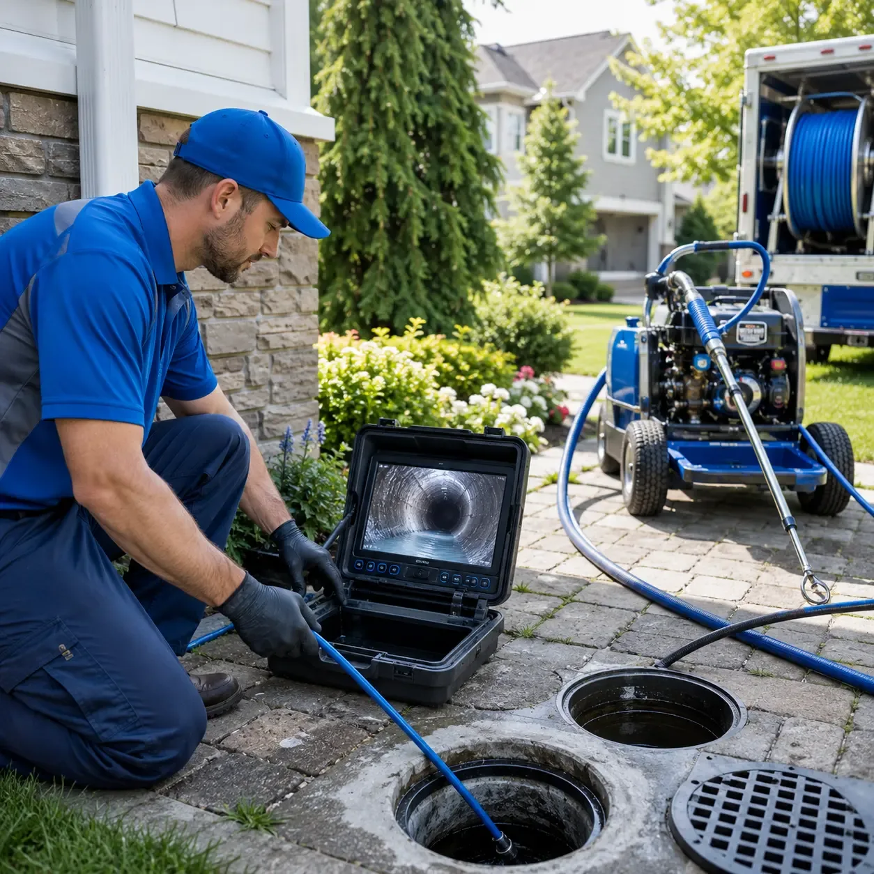 Outdoor drain cleaning professionals serving Belleville, WV
